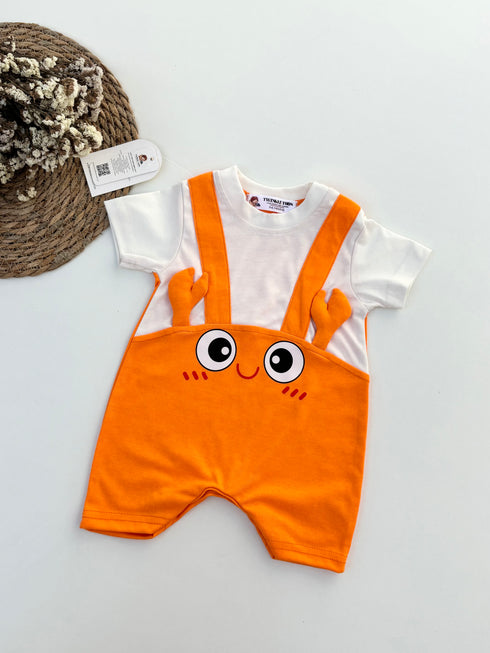 Little Crab Dungaree Romper