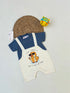 I’ll Handle It Printed Dungree Romper