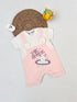 The Space Printed Dungree Romper