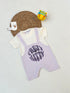 Pretty Kitty Printed Dungree Romper