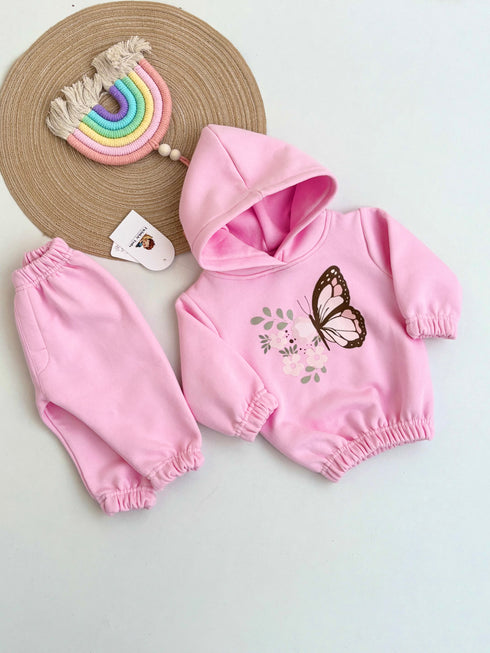 Butterfly Bloom Hoodie Set