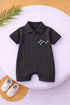 Charcoal Grey Thermal Mesh Sleepsuit