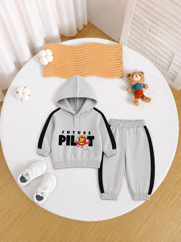 Little Aviator Hoodie Set
