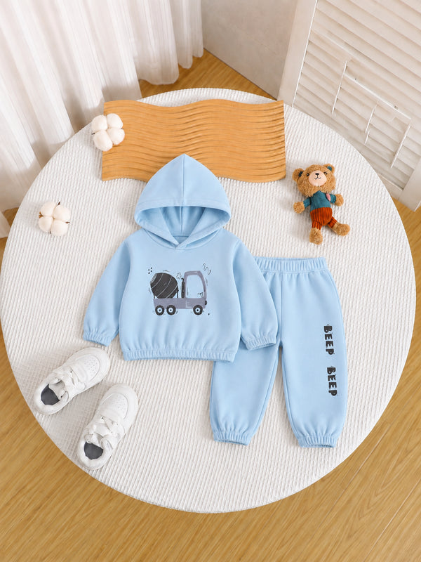 Little Builder Hoodie Set