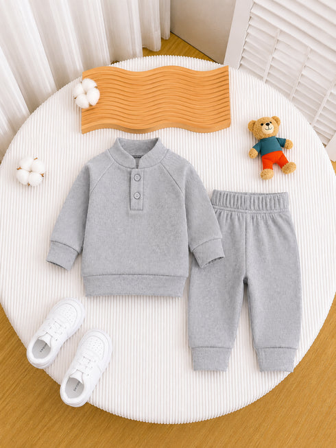 Ribbed Mockneck Set (RM-012)