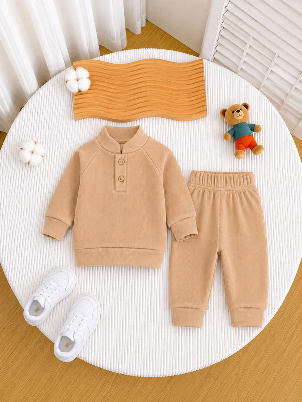 Ribbed Mockneck Set (RM-013)