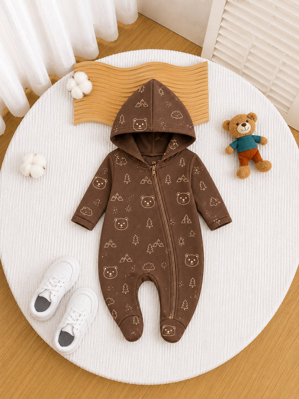 Forest Explorer Footed Sleepsuit
