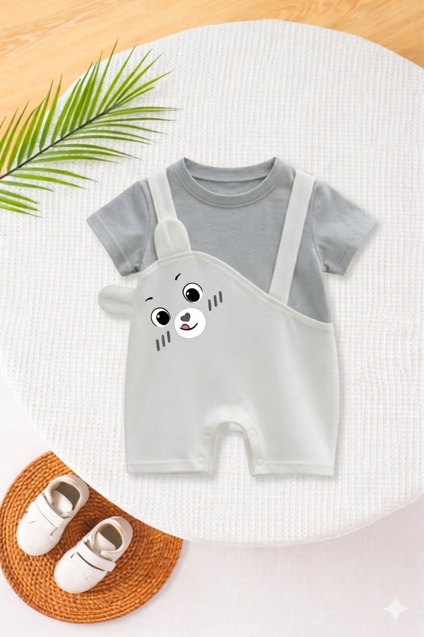 Snuggle Buddy Cut & Sew Romper by Twinkle Tods