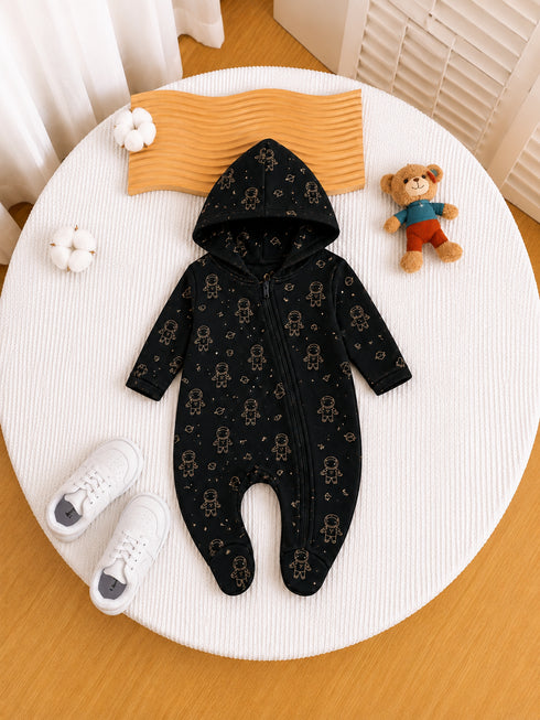 Star Explorer Footed Sleepsuit