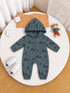 Little Railway Hooded Sleepsuit