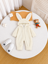 Ivory Faux Fur Bunny