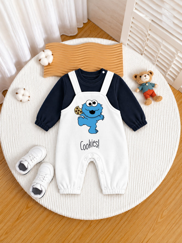 Cookie Buddy Dungaree Romper