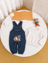 Wild One Printed 2 Pcs Dungaree Set
