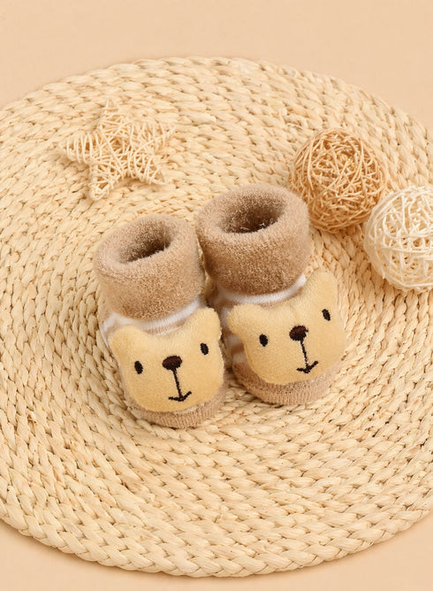Teddy Hug Baby Socks