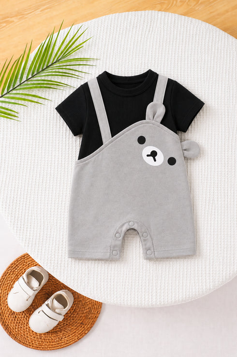 Moody Bear Cut & Sew Romper | Twinkle Tods