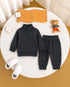 Ribbed HalfZipper Set (M-014)