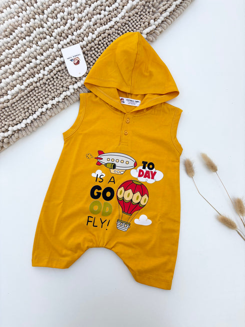 Sky Explorer Sleeveless Romper