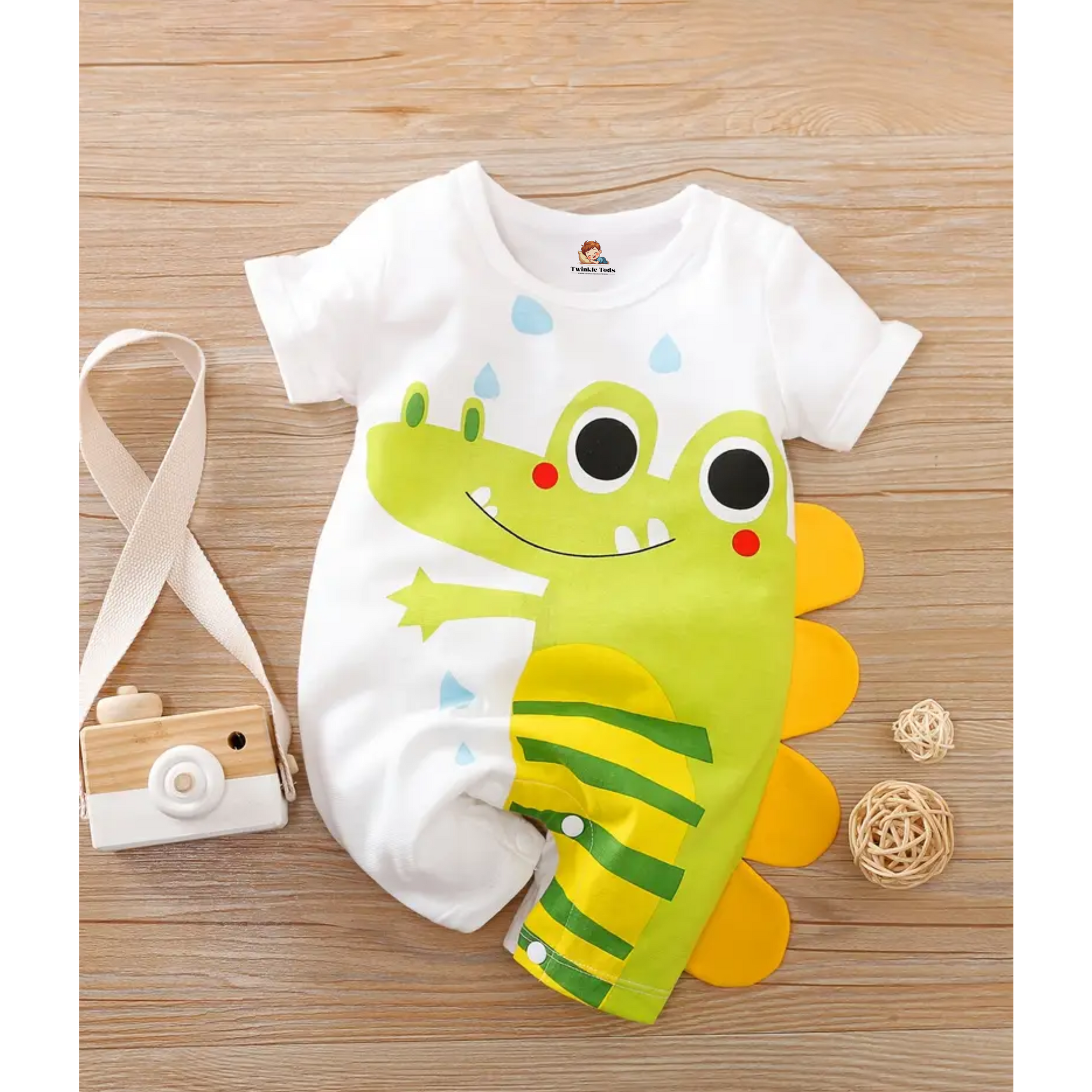 Dinosaur Printed Romper