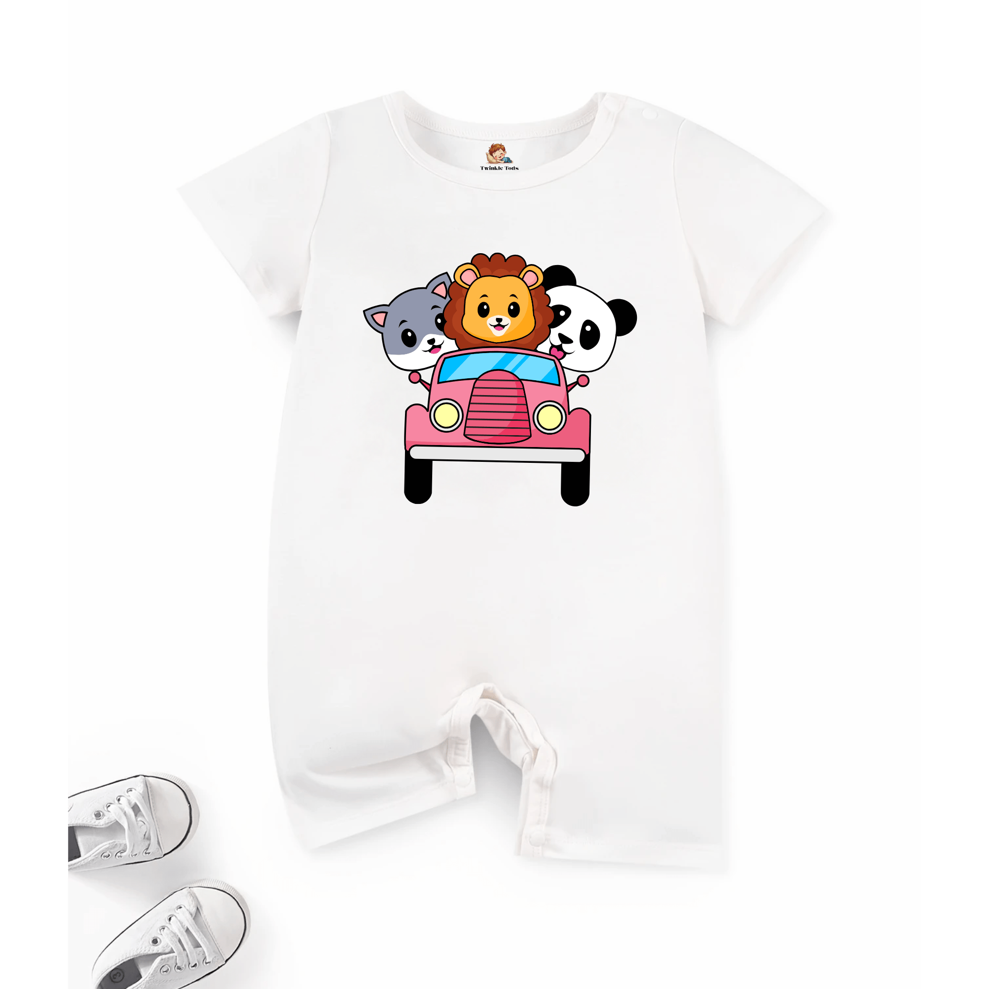 Animal's Printed Romper