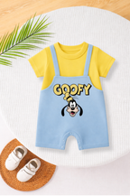 Goofy Printed Dungree Romper
