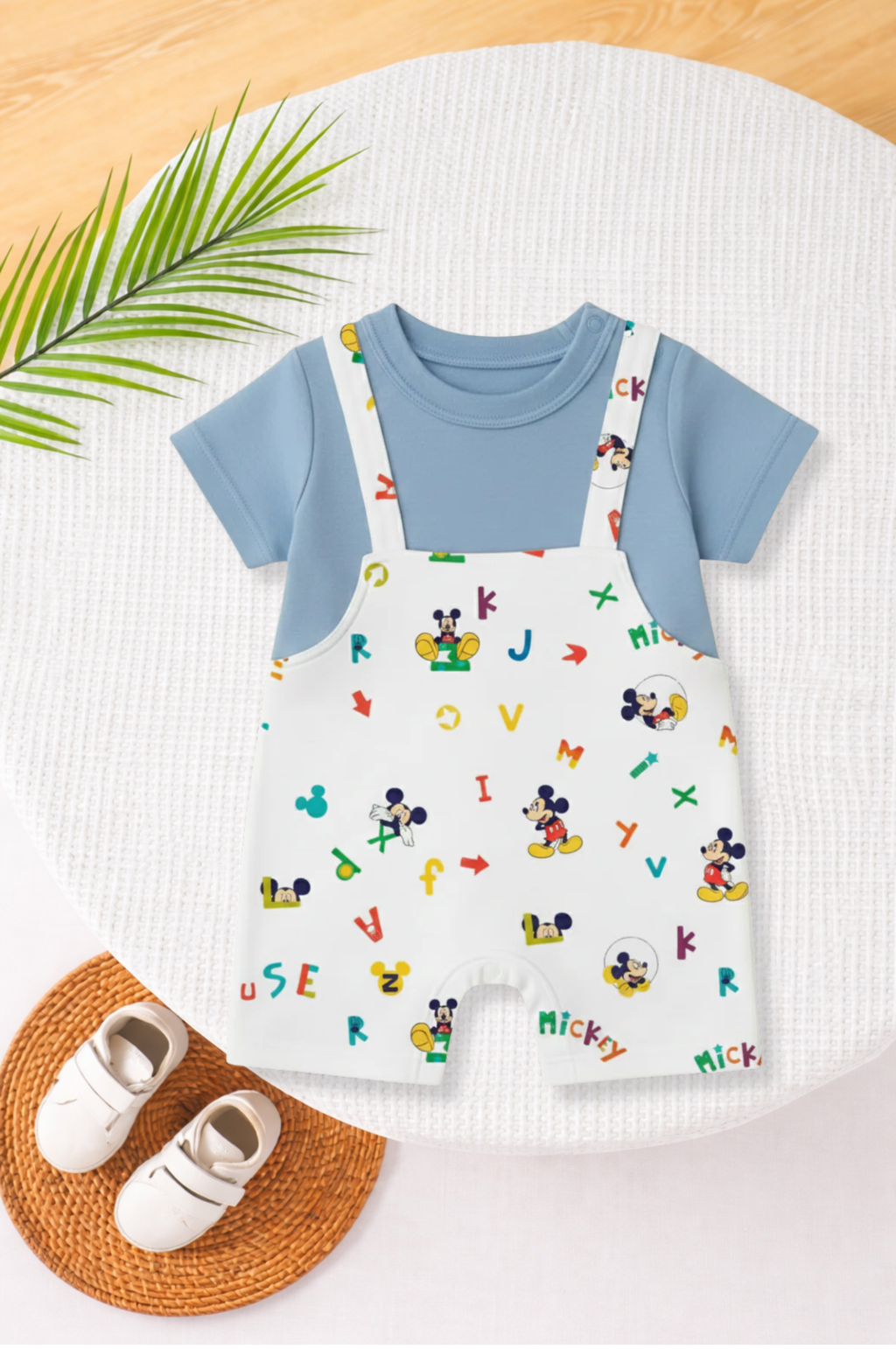 Mickey Alphabet Dungree Romper