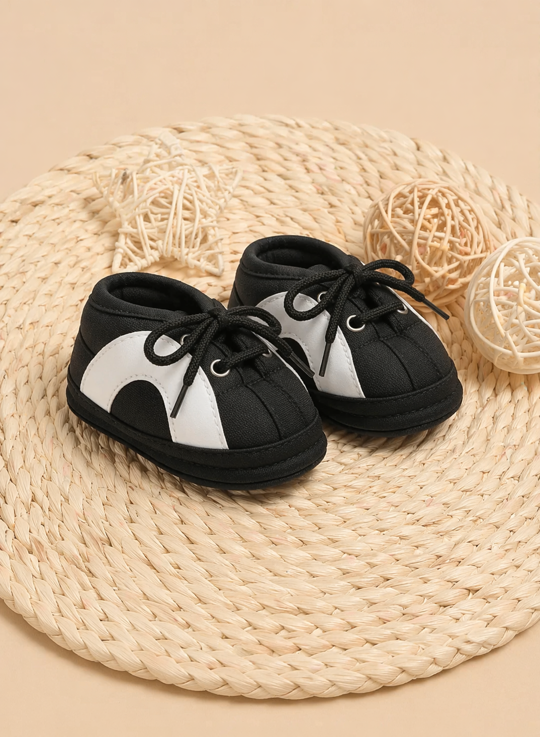 Black & White Drift Sneakers