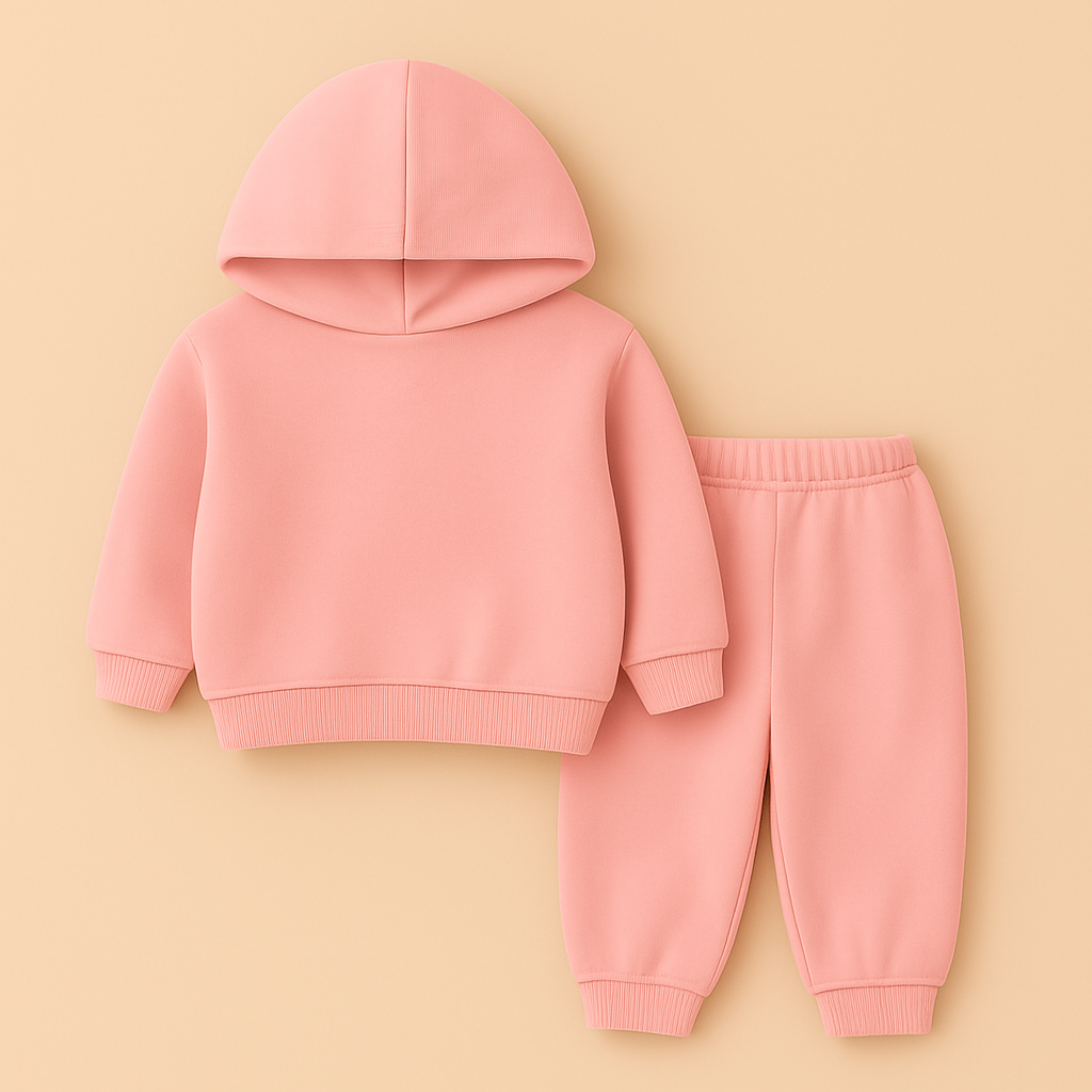 Floral Bunny Hoodie Set