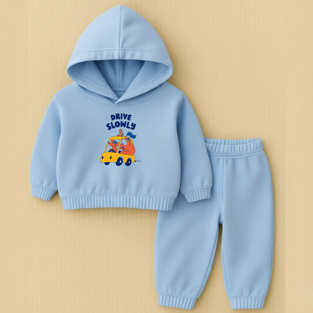 Drive Slowly Hoodie Set