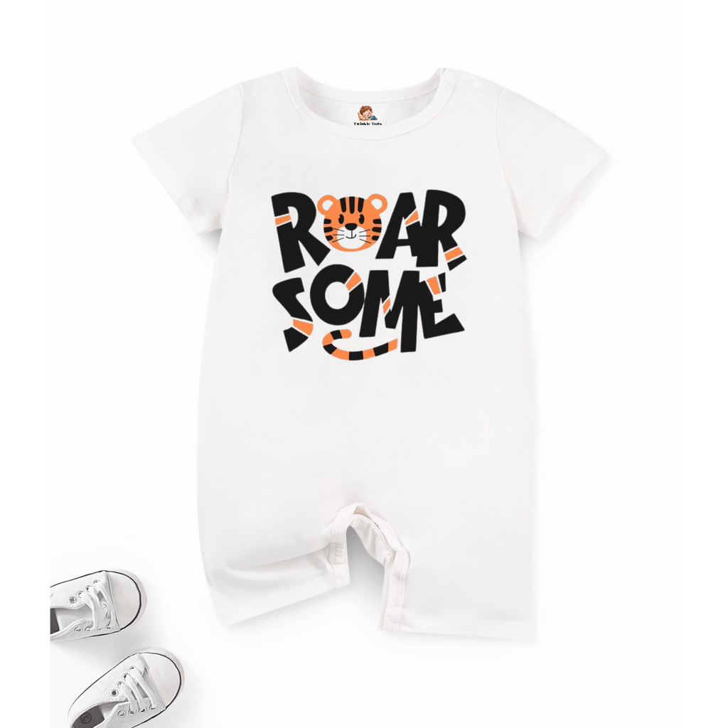Roarsome Tiger Printed Romper