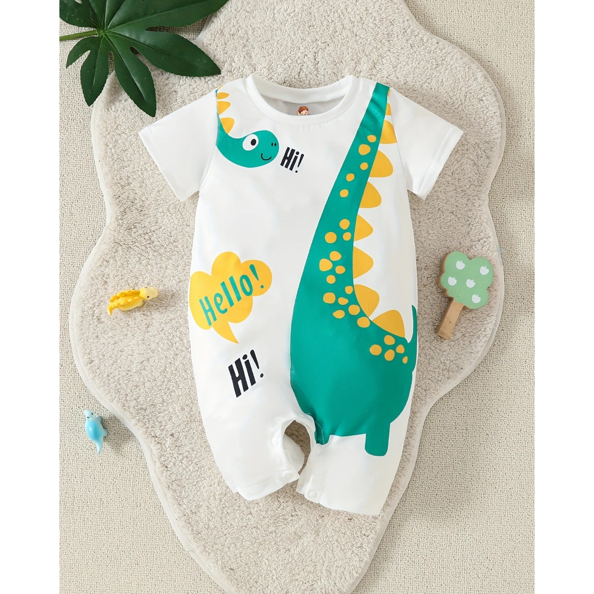 Hello Little Dino Romper
