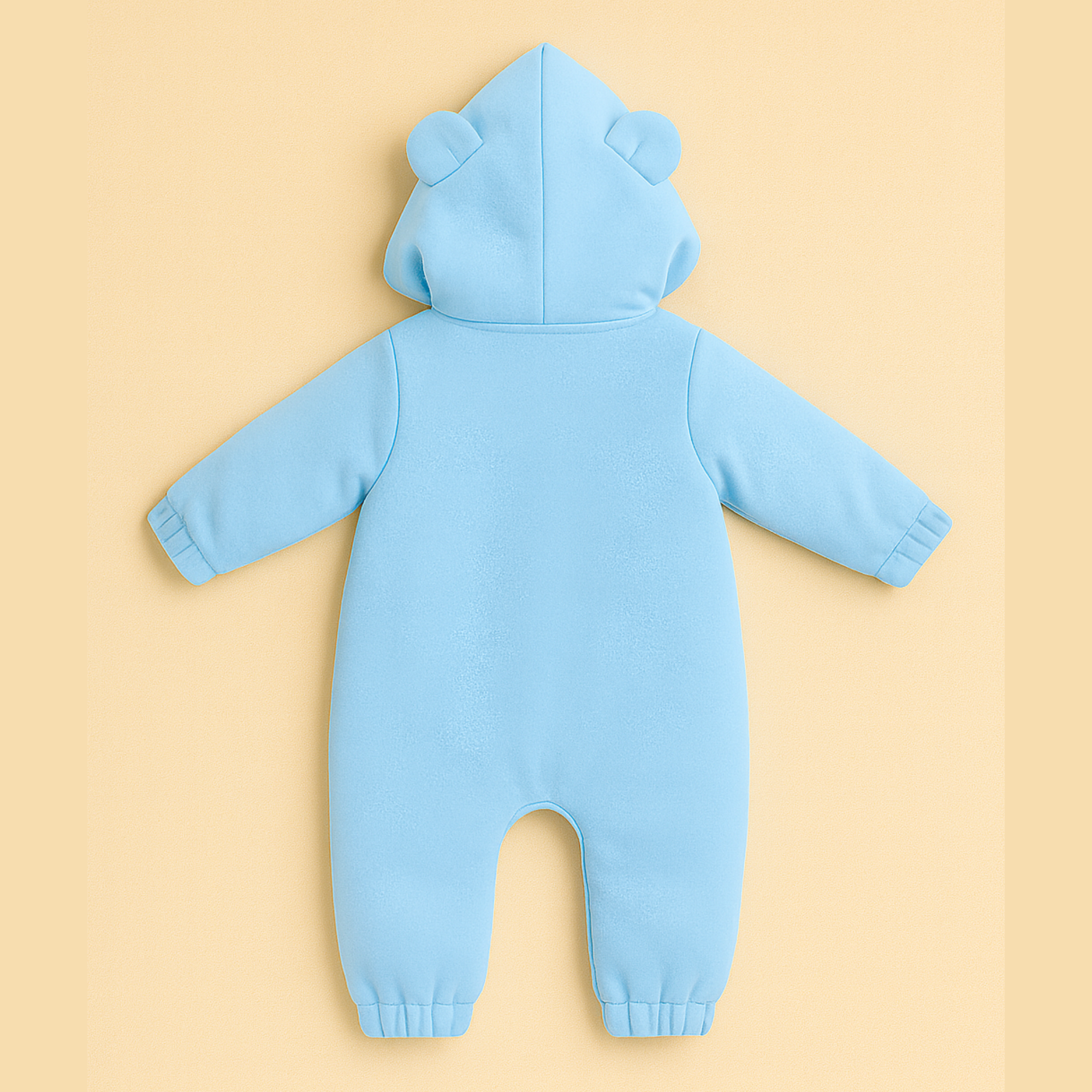 Sky Blue Hooded Sleepsuit