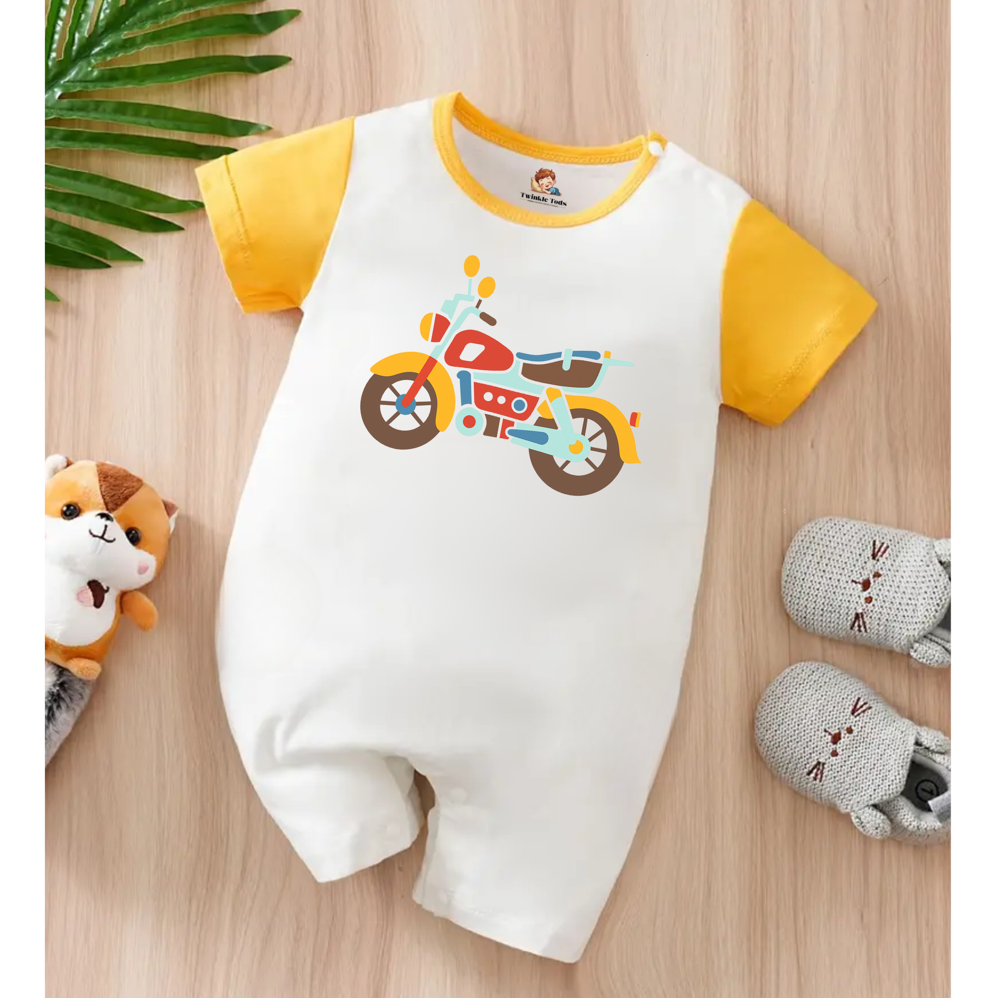 Bike Printed Romper