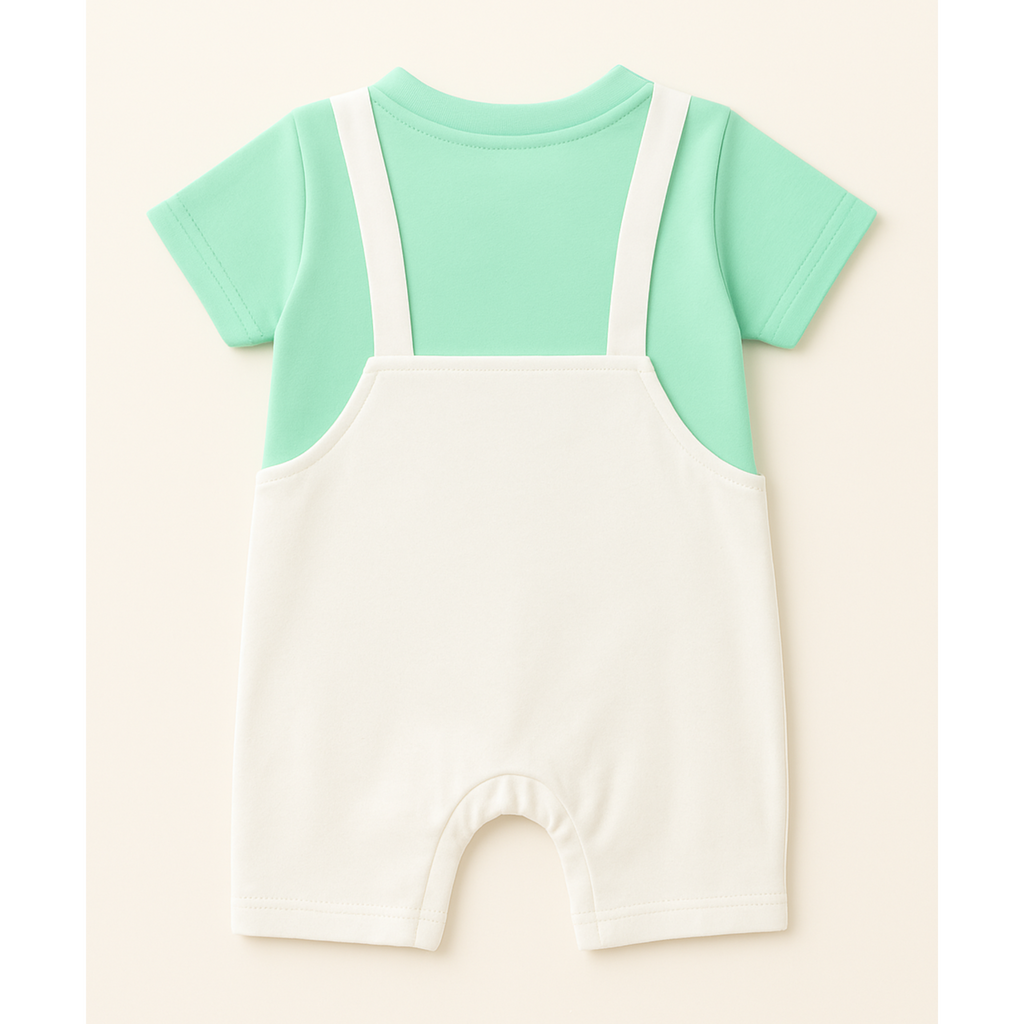 Bear Dungaree Romper