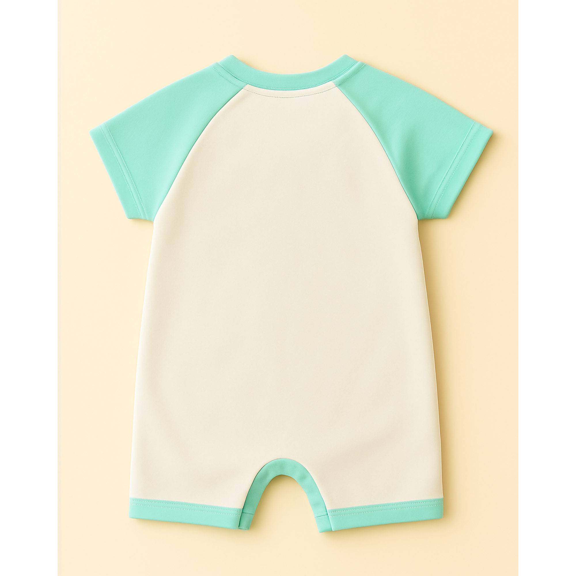 Rollercoaster Mint And White Romper