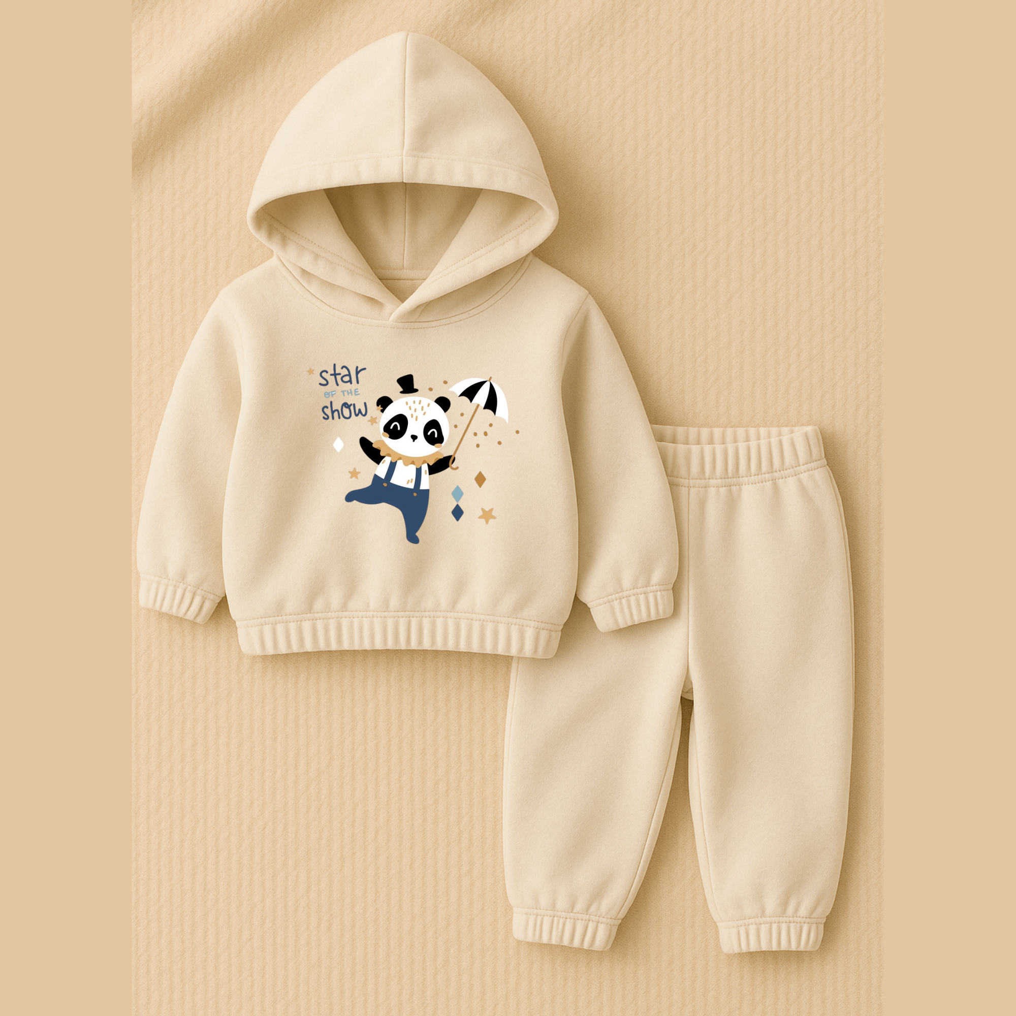 Star Snow Hoodie Set
