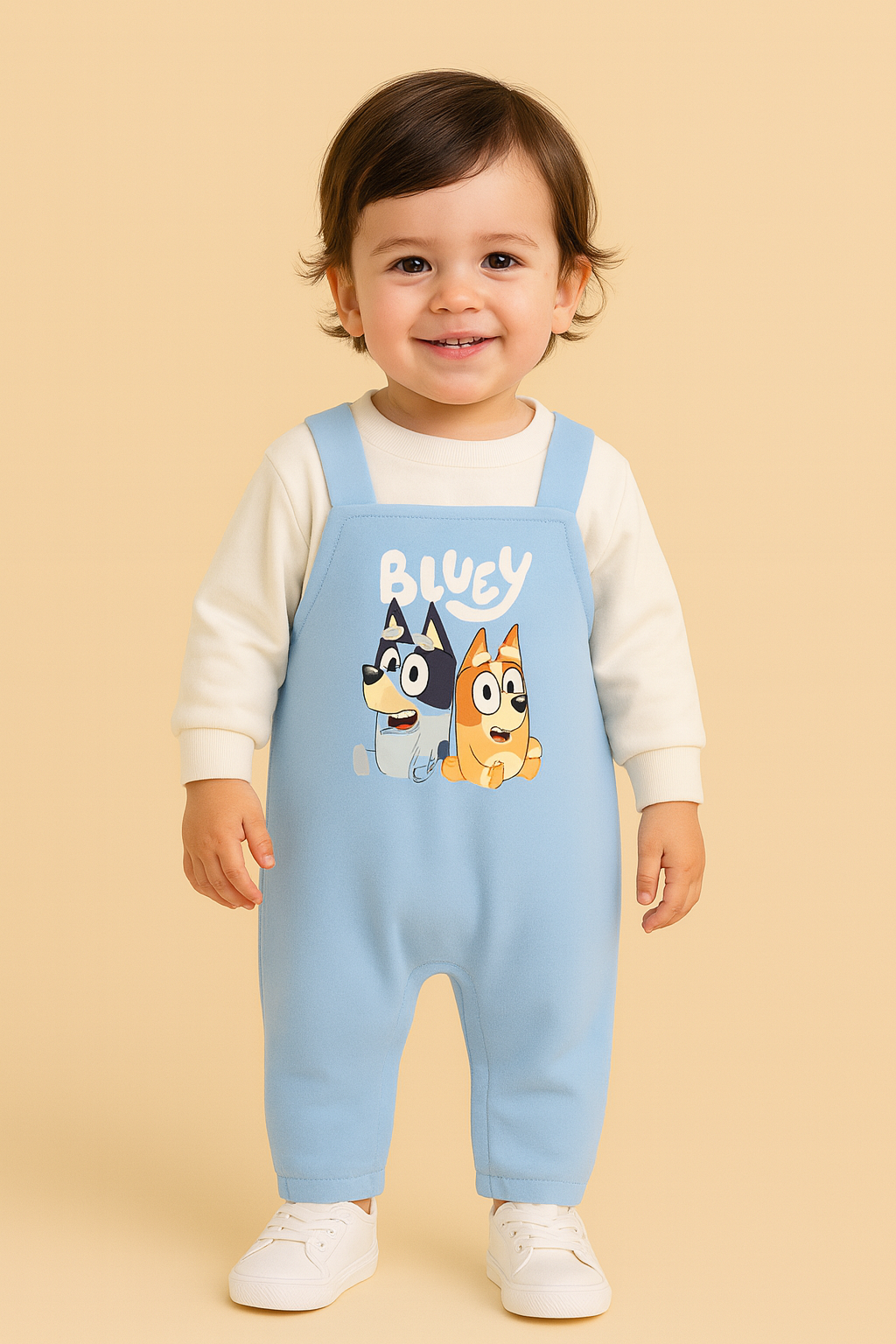 Bluey Pals Winter Dungaree Romper
