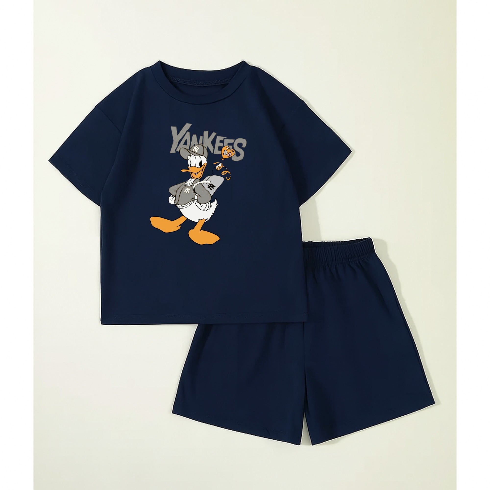 Yankees navy short set