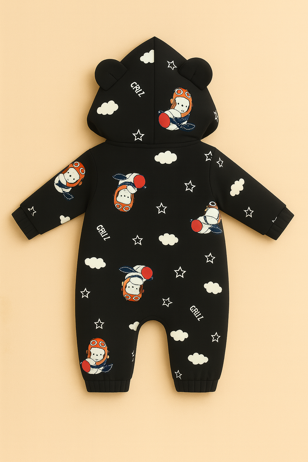 Cloud Rider Hooded Sleepsuit