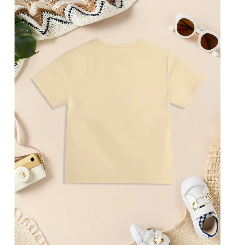 Duck Printed Basic Tee (Fawn)