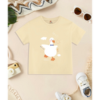 Duck Printed Basic Tee (Fawn)