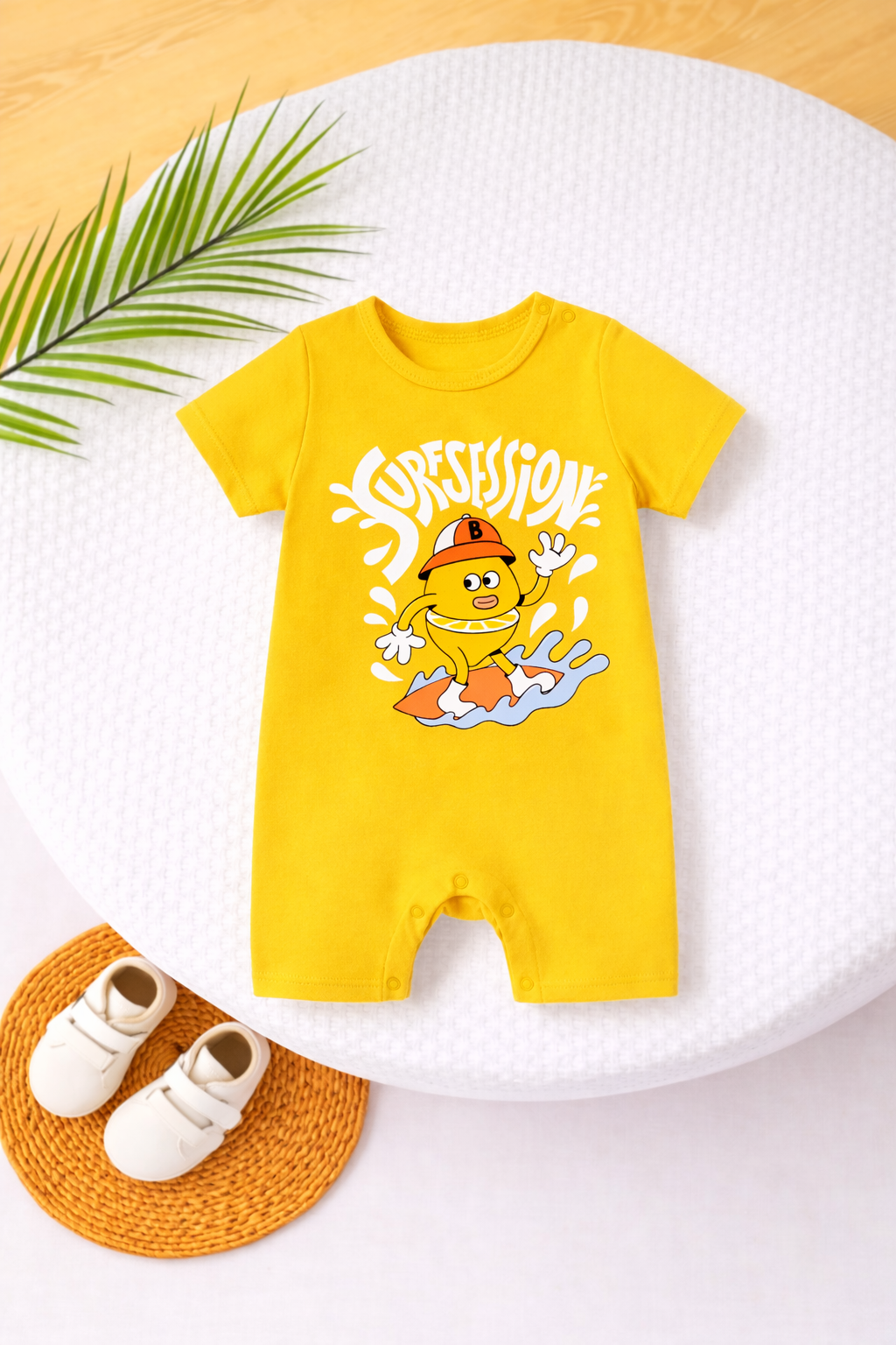 Yellow Splash Romper