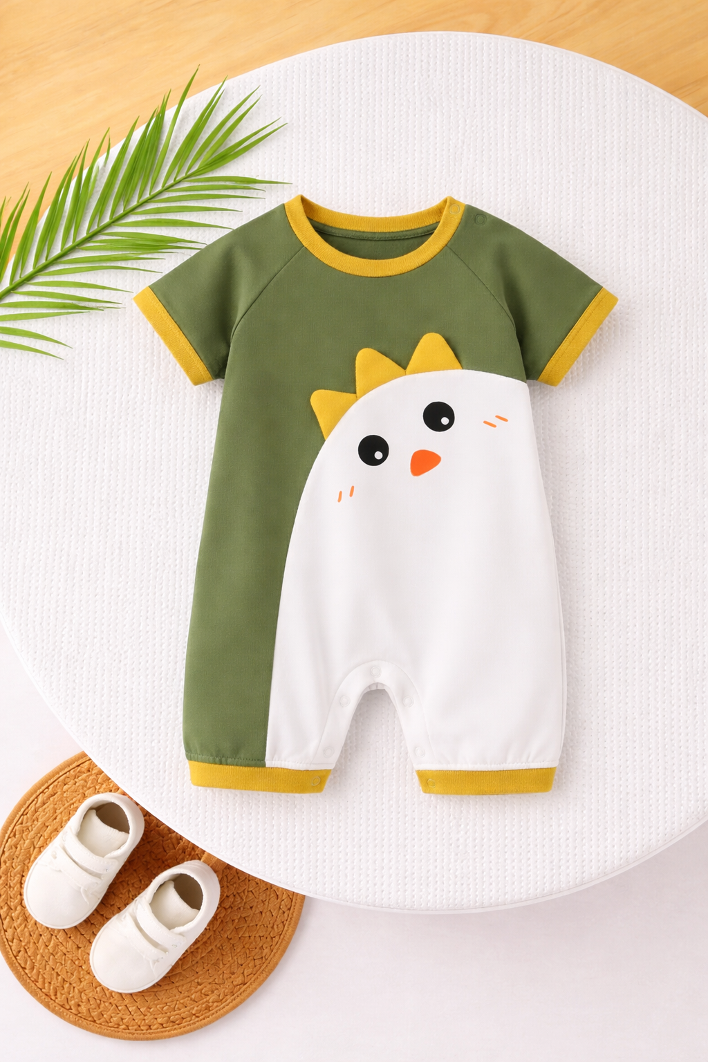 Happy Farm Cut & Sew Romper