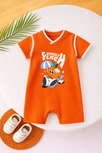 Sunset Peach Vibes Playsuit