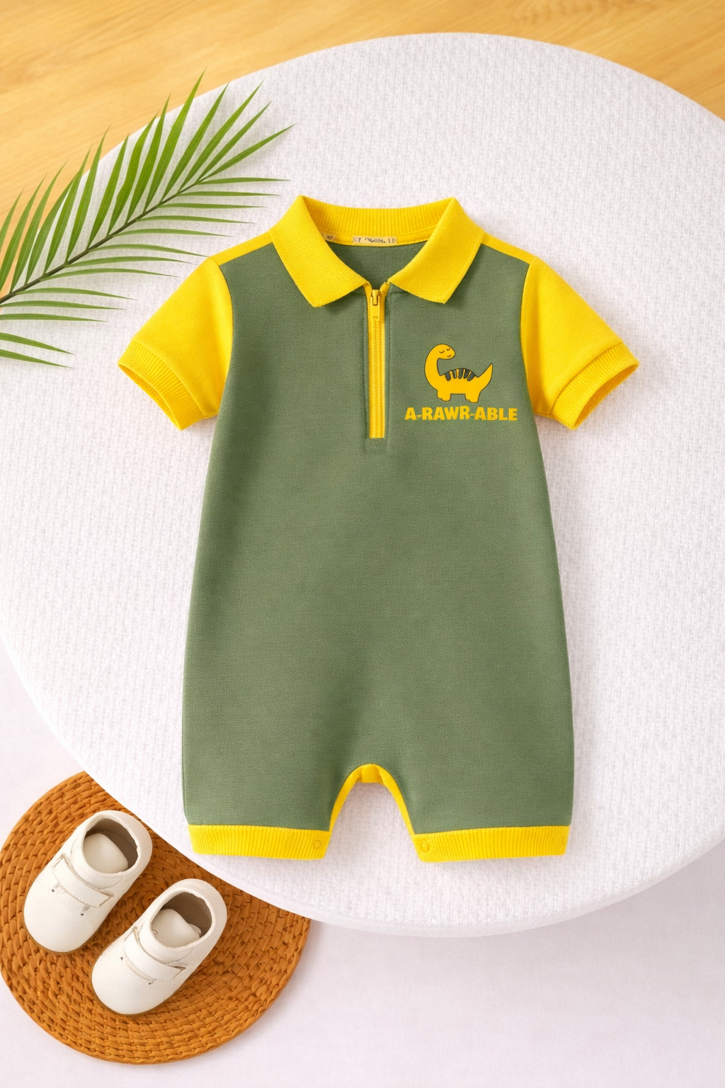 Arawrable Polo Zip Romper