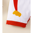 Penguin Printed Romper (Red)