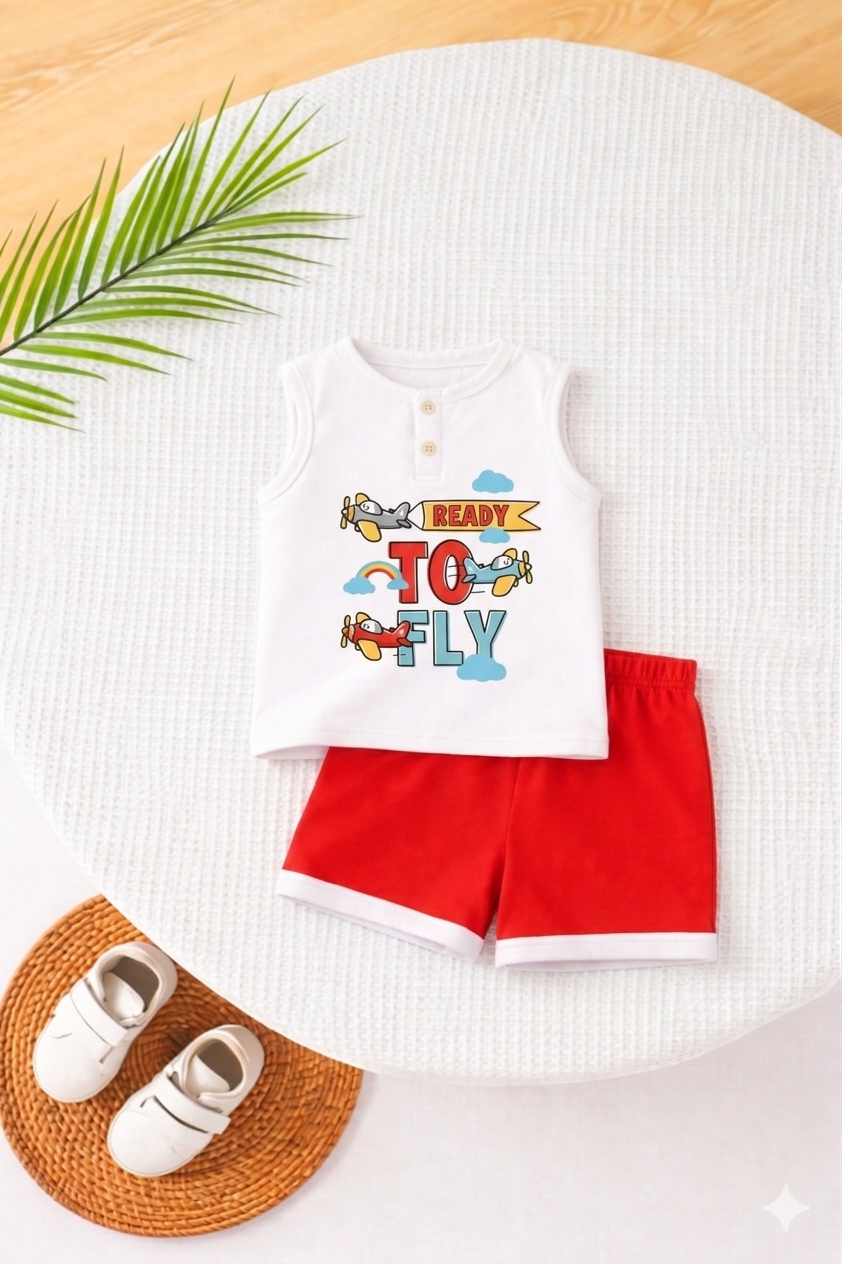Ready to Fly Henley Sando Set
