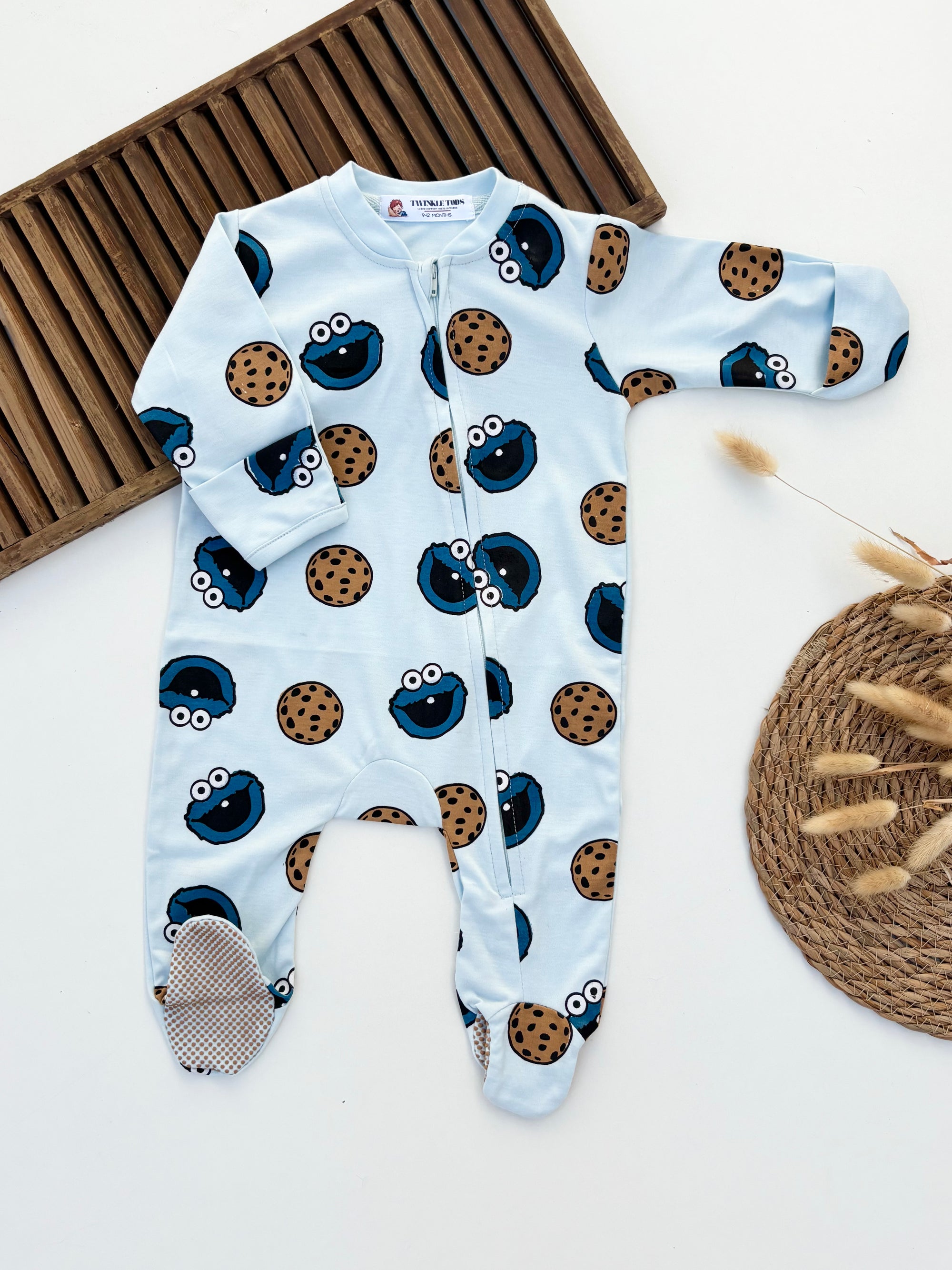 Cookie Monster Sleepsuit