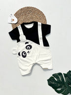 Cuddly Panda Cut & Sew Romper