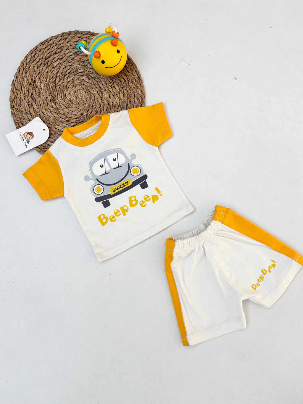 Beep Beep Printed Short Set