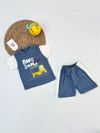 Awe-Somo Printed Short Set